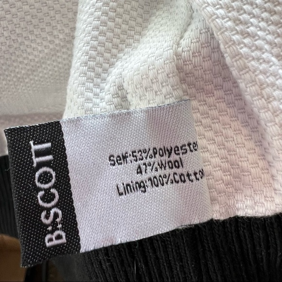 NEW NWT B:SCOTT Varsity Bomber Designer Wool Jacket - Picture 14 of 14